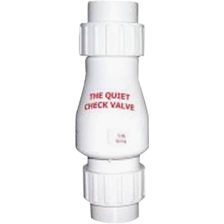 Campbell 1-1/2 In. PVC Spring-Loaded Quiet Check Valve B-0823-15
